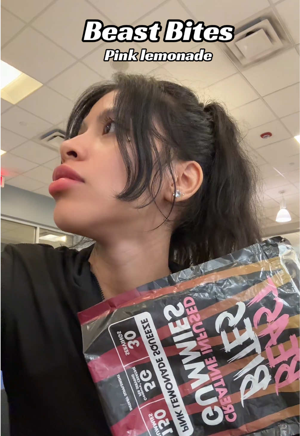 TikTok post by @pureloyaltyx3 for Beast Bites. Caption reads: @Beast Bites Supplements the easiest way to intake....