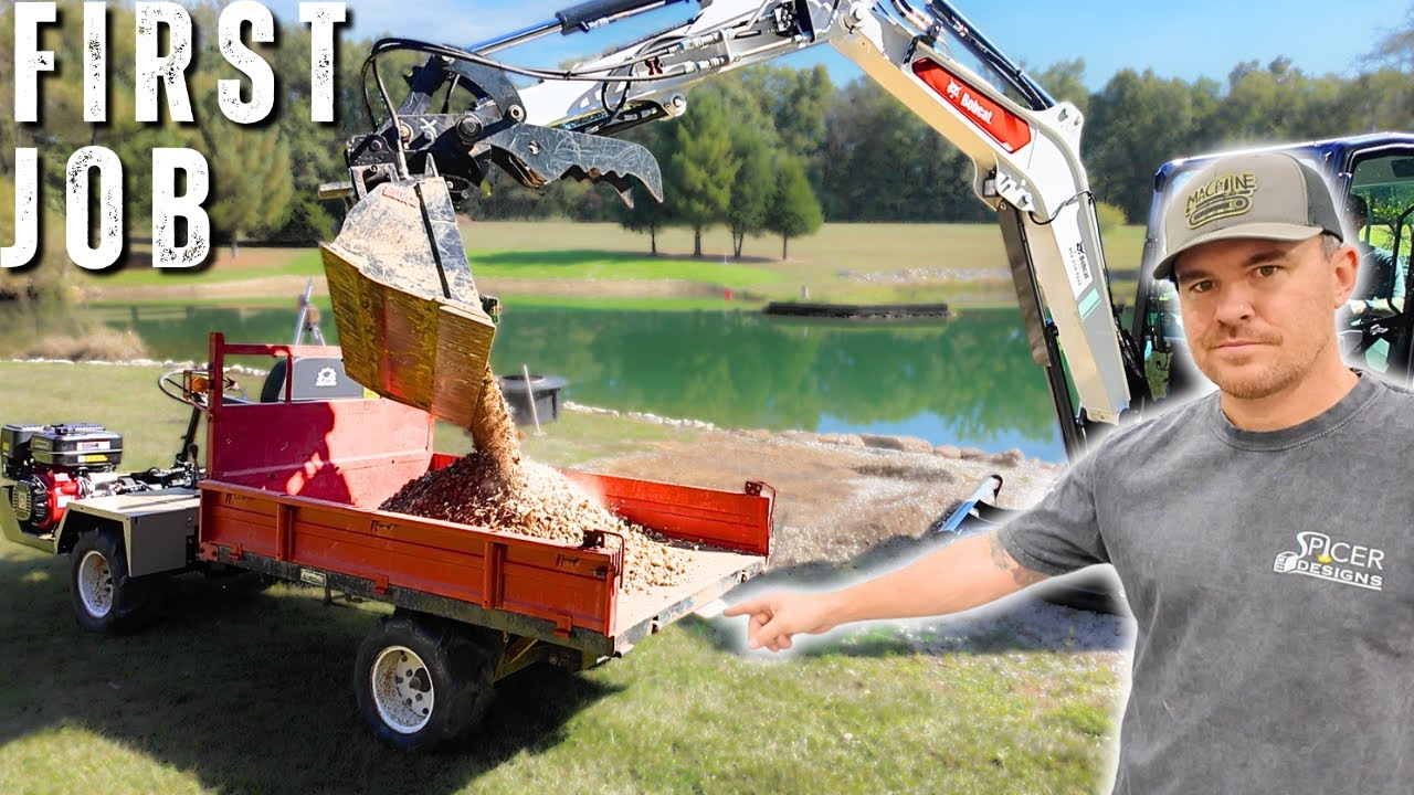 YouTube post by @SpicerDesignsLLC for VEVOR. Caption reads: Restoration Paused… Time to See If the Spicy Dump....