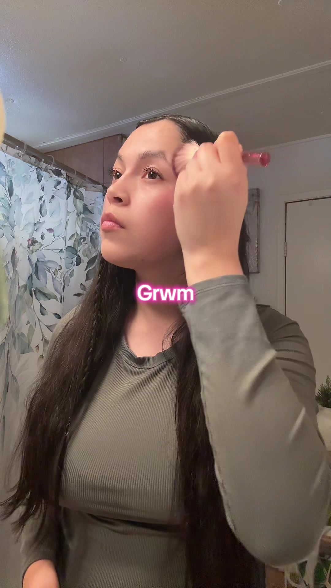 TikTok post by @neyney_916 for TryBello Hair. Caption reads: [...] #grwm #everydaygrwm #fyp @TryBello Hair.