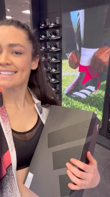 Instagram post by @lauren_guilfoyle for Sports Direct Ireland. Caption reads: [...] choose! #BootsHaul @SportsDirectIreland....