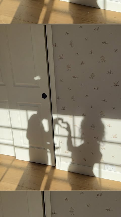 Instagram post by @delaneychilds for Pottery Barn Kids. Caption reads: It’s nursery time! 🍼✨🏠and @potterybarnkids could....