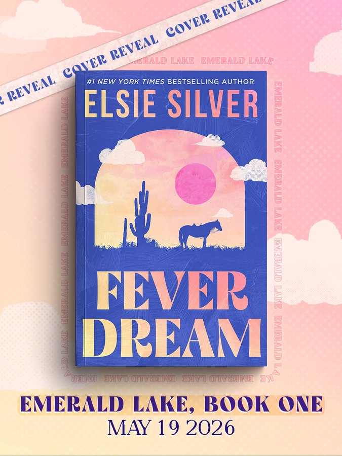 Instagram post by @authorelsiesilver for Atria Books. Caption reads: Fever Dream officially has a face and she’s a....