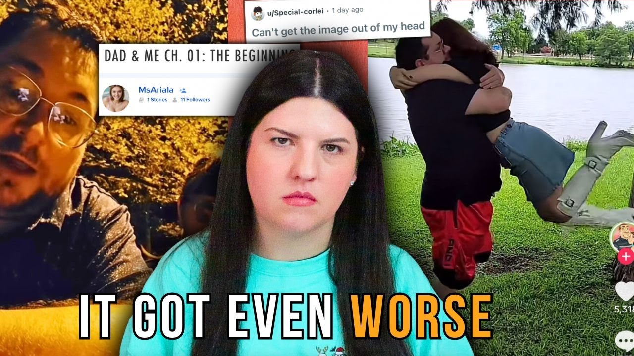 YouTube post by @HannahTheHorrible for Fiverr. Caption reads: The Dad Daughter Dream Team Has Taken a Disgusting....