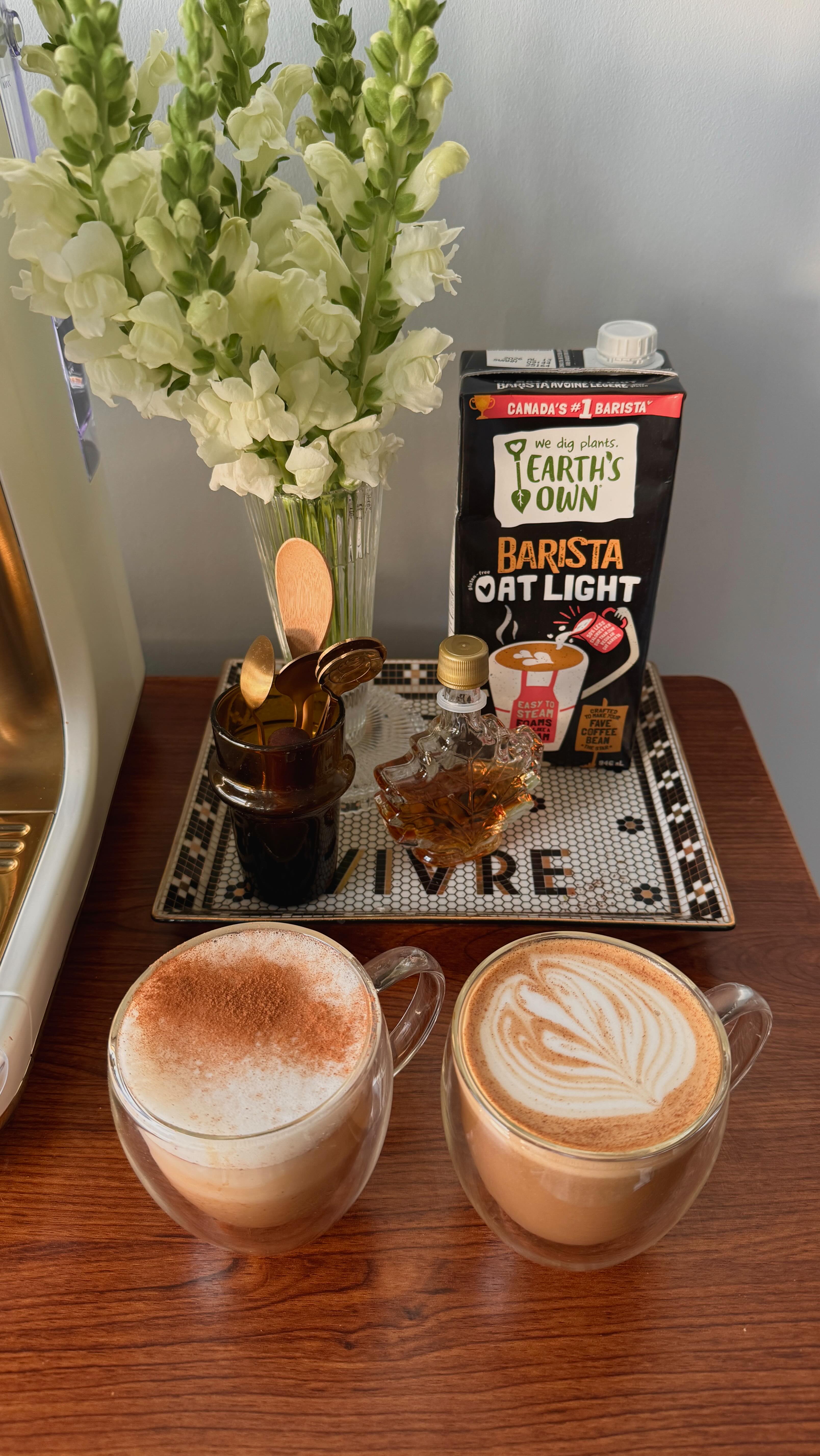 Instagram post by @latteplateswithzaza for Earth’s Own. Caption reads: PSA: cozy latte season has officially arrived!
I’m....