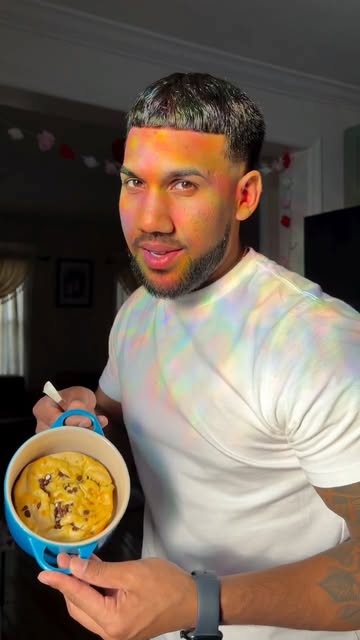 Instagram post by @life0fjon for Devotion Nutrition. Caption reads: Devotion banana foster protein getting me ready....