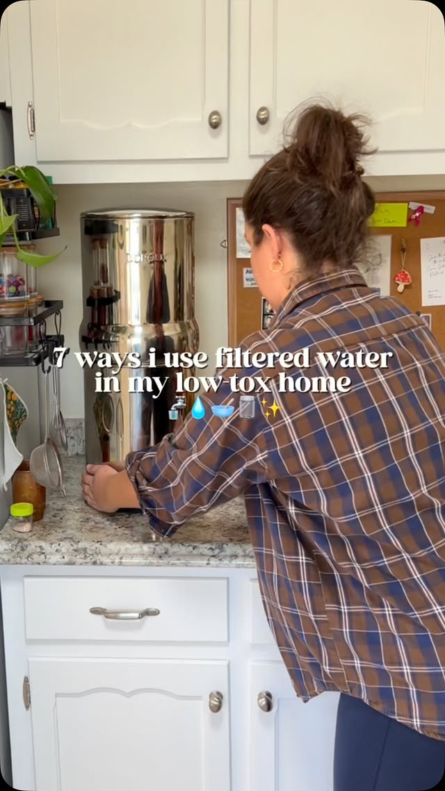 Instagram post by @goodfor.thesole for Boroux. Caption reads: [...] swaps in my low-tox home has been my @boroux....