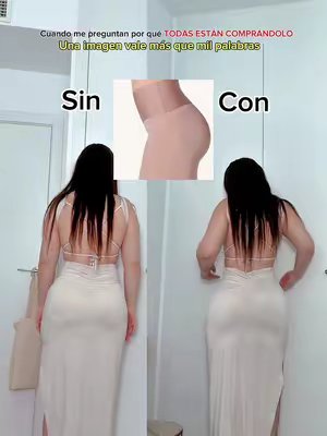 TikTok post by @yessicacaicedo.ugc for Leonisa. Caption reads: Faja invisible moldeadora @Leonisa.es @Leonisa....