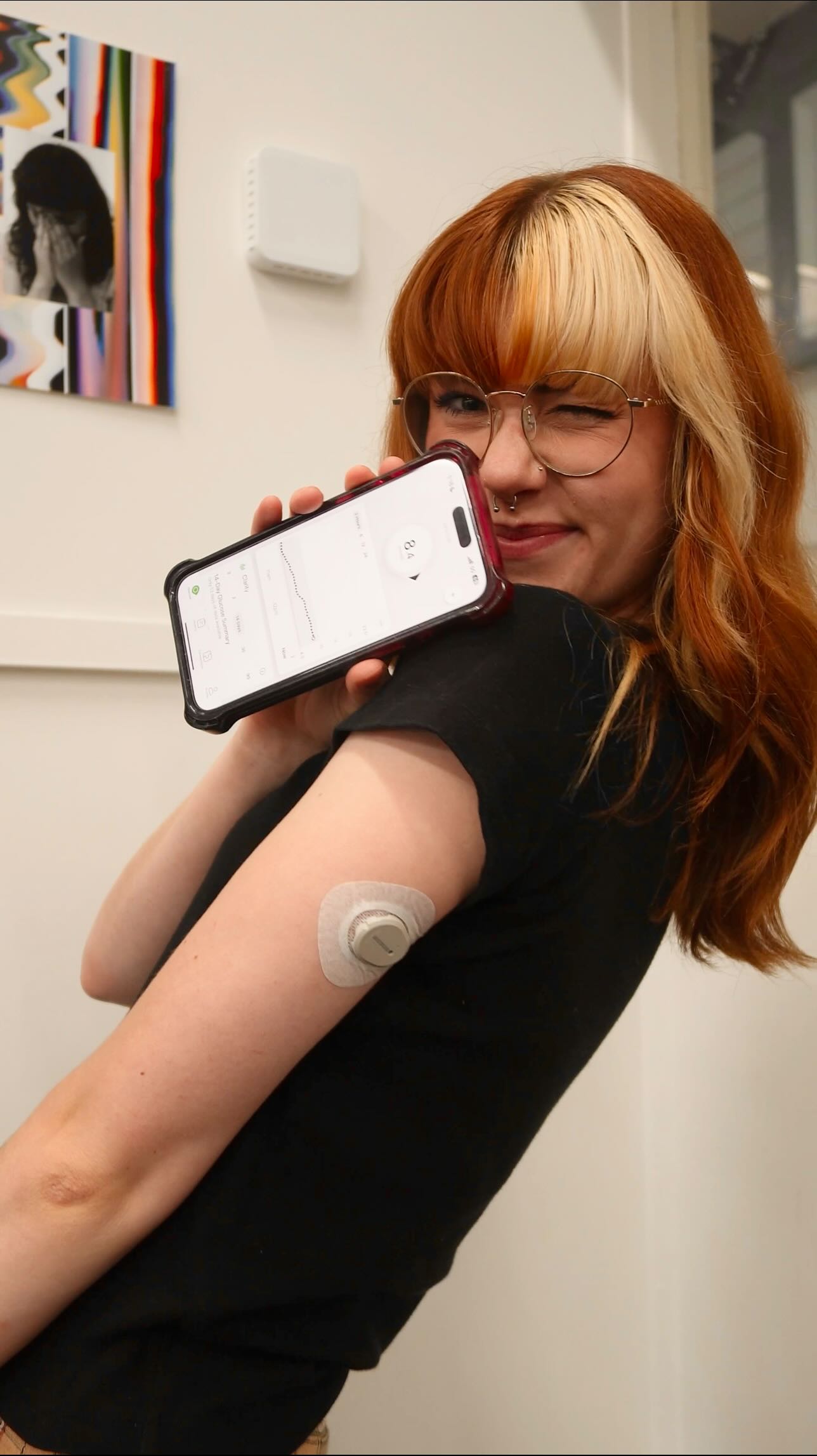 Instagram post by @aliciaadorna for Dexcom. Caption reads: 💚 Unbox the Dexcom G7 with me! 📦✨

If you’ve....