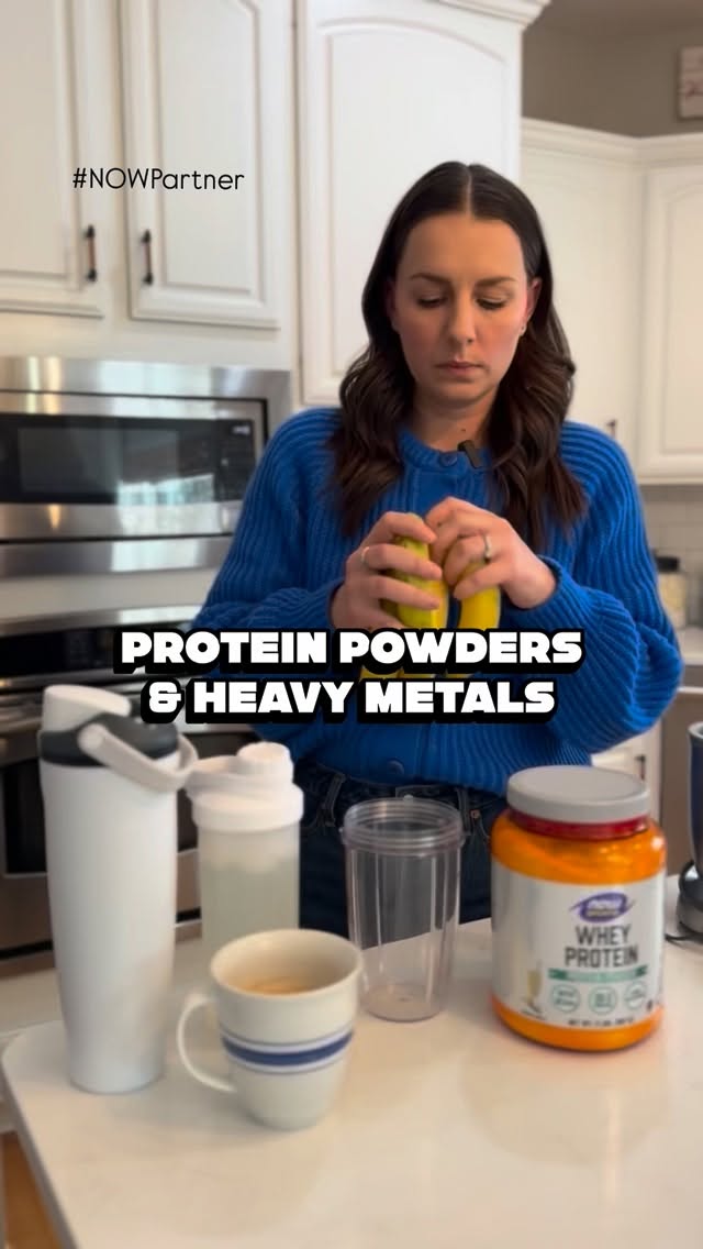 Instagram post by @thefamilynutritionist for NOW Foods. Caption reads: [...] That’s one of the main reasons I use....