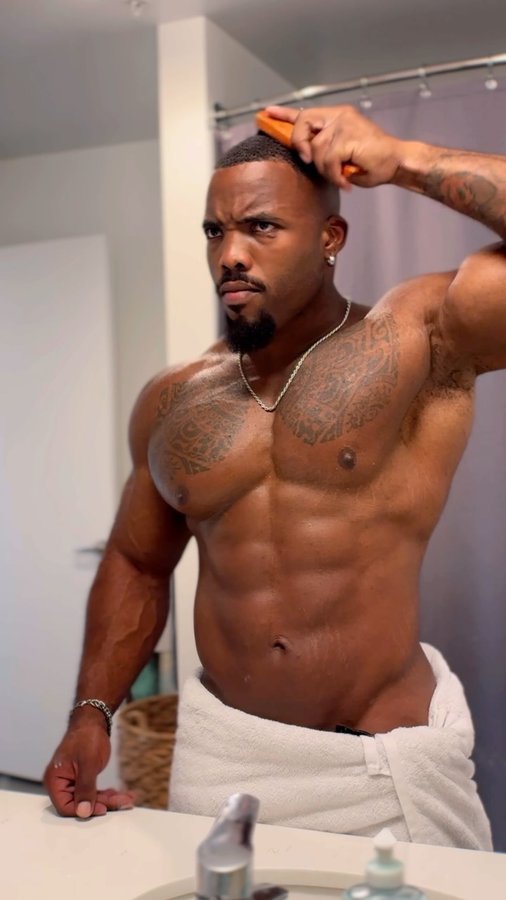 Instagram post by @tmarkq for Blackwood For Men. Caption reads: [...] 

Thanks for keeping me together....