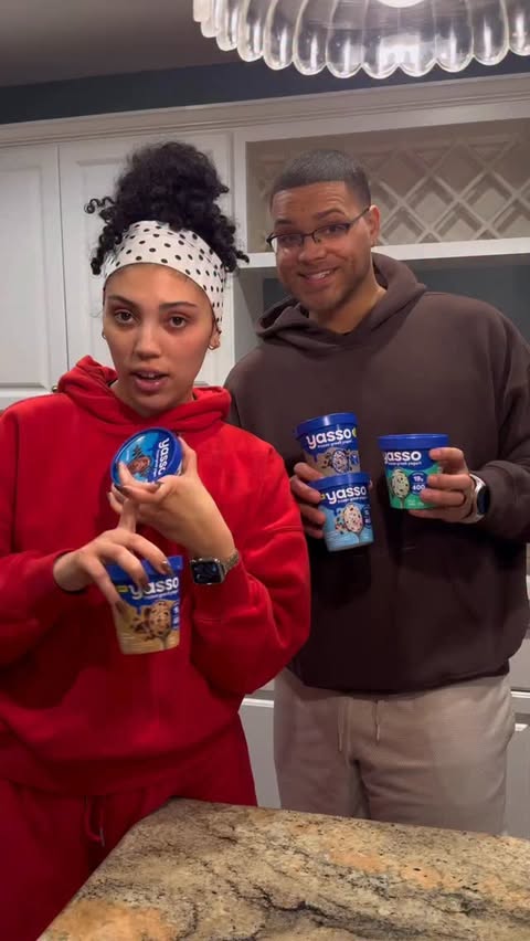 Instagram post by @alondra.leneisha for Yasso Frozen Greek Yogurt. Caption reads: I will never give up my nightly sweet treat,....