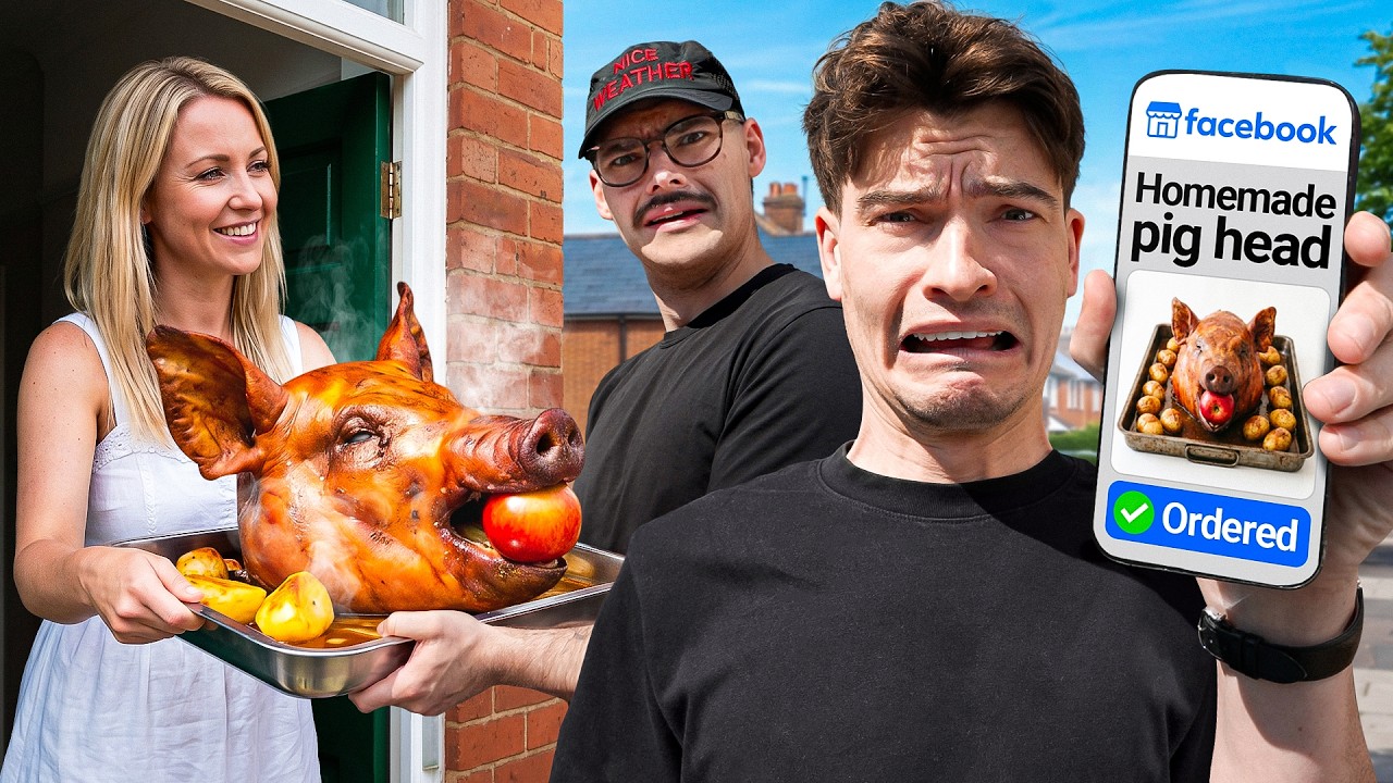 YouTube post by @morewillne for Solelidity. Caption reads: We Tried Food From Facebook Marketplace.