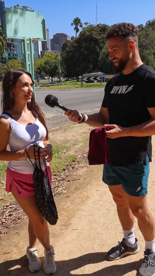 Instagram post by @wealthandfitness for Doyoueven. Caption reads: Hit the streets with a simple question: what do....