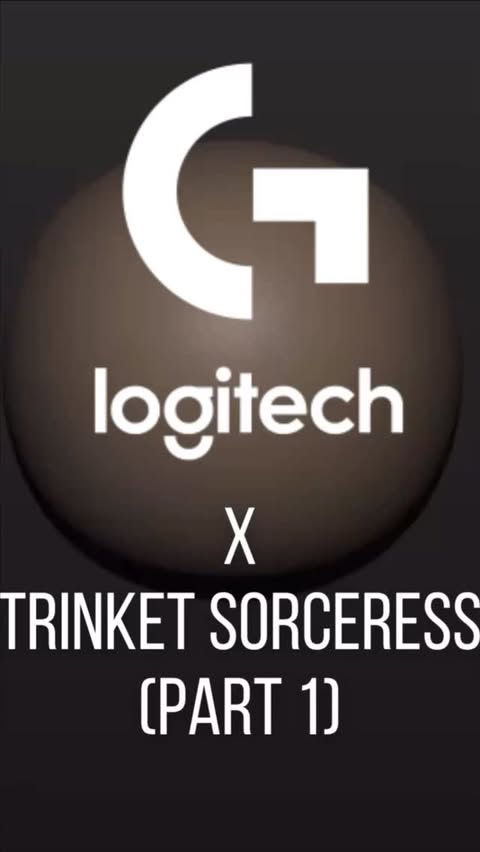 Instagram post by @trinketsorceress for Logitech G. Caption reads: [...] pleasure of teaming up with the @logitechg....