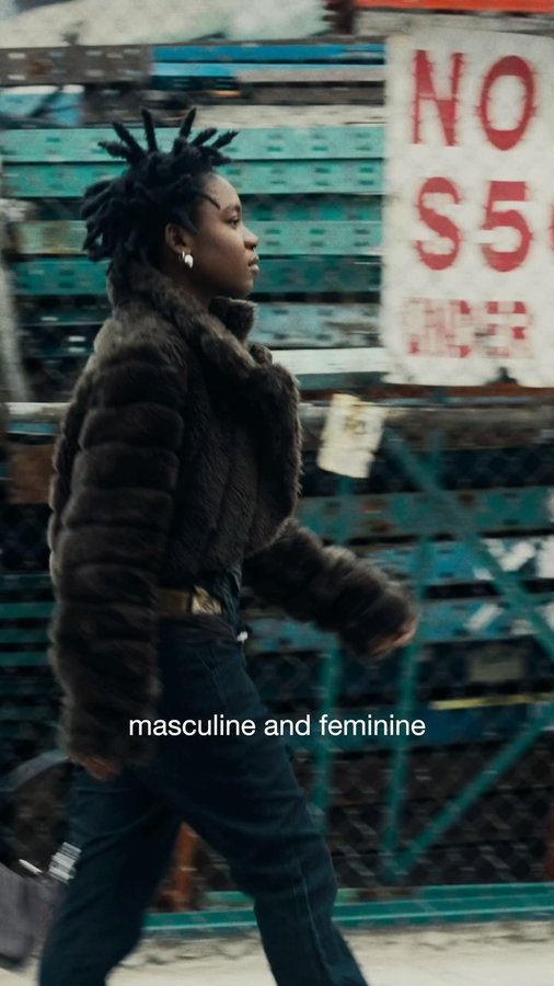 Instagram post by @taliaagoddess for Hypebae. Caption reads: [...] global vision 🌍 Me for @coach x @hypebae,....