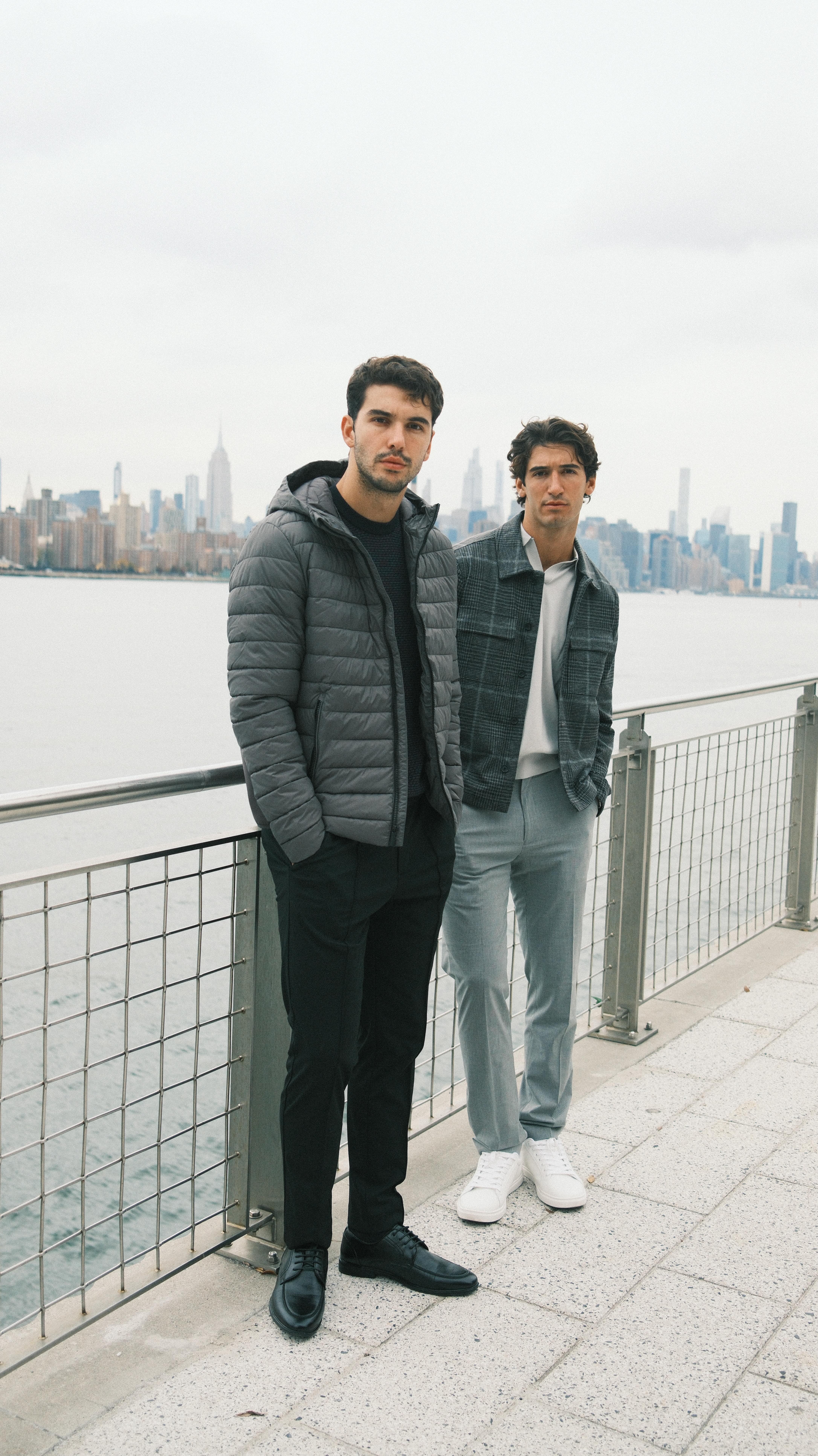 Instagram post by @ennyrad for Perry Ellis. Caption reads: A brotherhood built in fashion @perryellis....