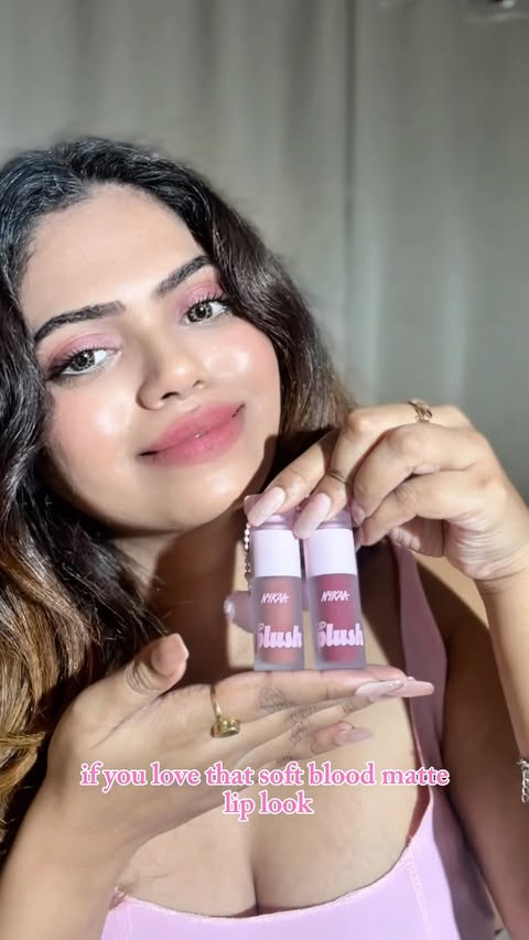 Instagram post by @iamprachi1611 for Nykaa Cosmetics. Caption reads: [...] one you’d pick 👇🏻 @napbynykaa....