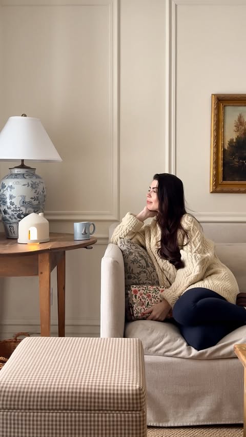 Instagram post by @megangieber for Umbra. Caption reads: [...] the fresh start in a new year and this....