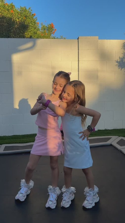 Instagram post by @karissakayabbott for VTech Toys USA. Caption reads: The @VTechtoys Smartwatch KidiZoom® DX4 is the....