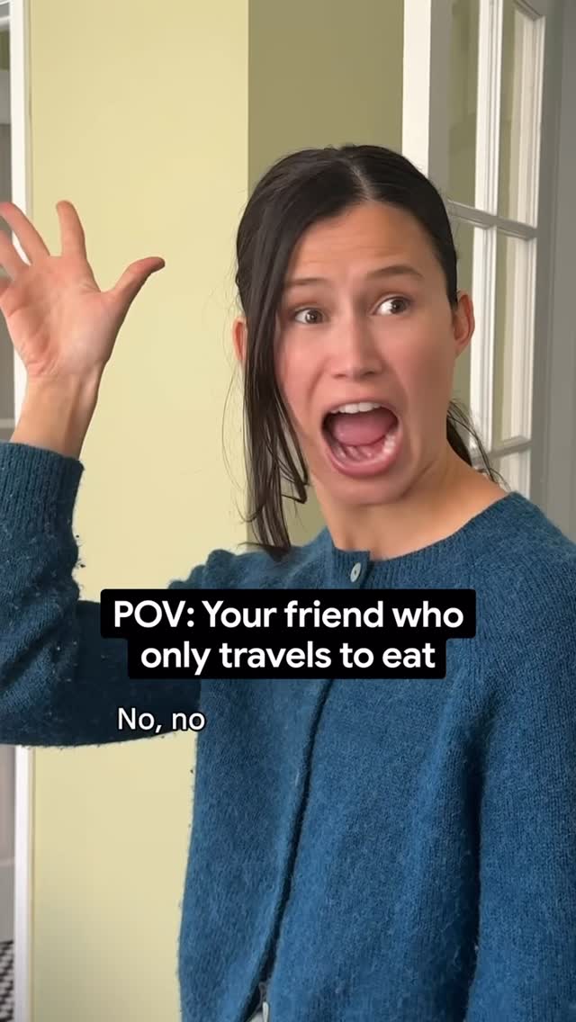 Instagram post by @delaneyrowe for Google. Caption reads: #sponsored travel and eat with @google.