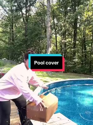 TikTok post by @erinfletchshops for Poolhacker. Caption reads: [...] so he can work on closing the pool....