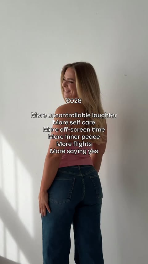 Instagram post by @nienkke for FITJEANS. Caption reads: [...] what others think. PERIOD. 🤌🏼✨ @fitjeans....