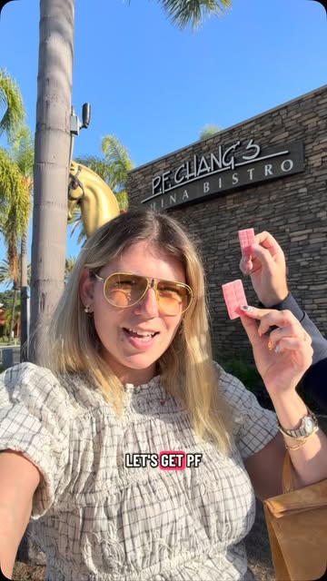 Instagram post by @natashahasthemunchies for P.F. Chang's. Caption reads: Trying the new Autumn in Kyoto menu @pfchangs....