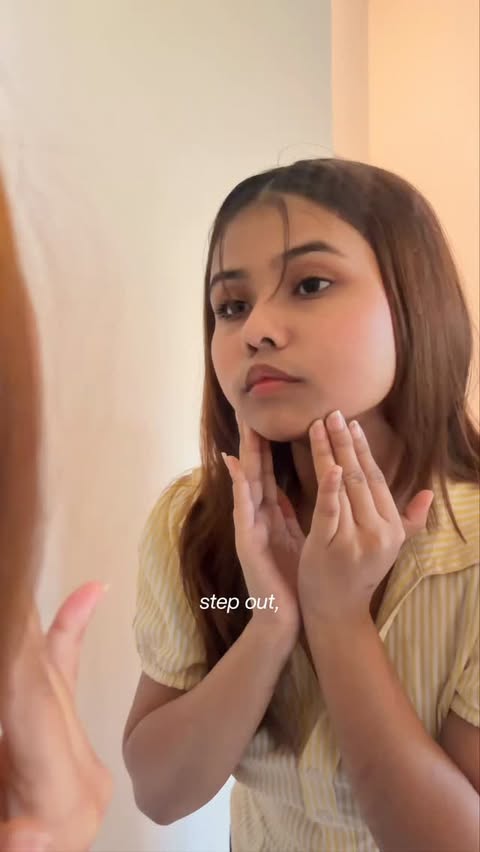 Instagram post by @theafrinakhan for La Pink. Caption reads: #ad POV: You finally found a face wash that cleans....