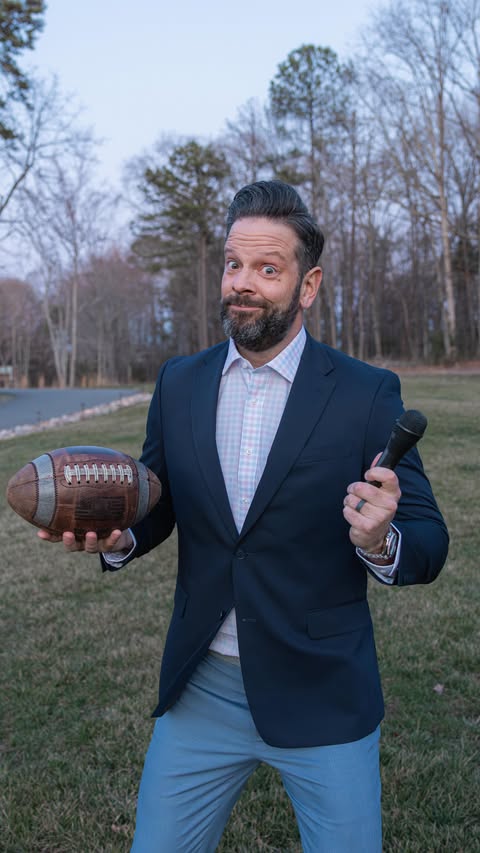 Instagram post by @jakefehling for Belk. Caption reads: Belk is launching Collection by Michael Strahan....
