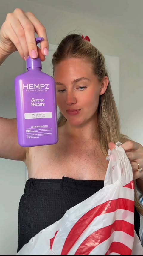 Instagram post by @skinwithhav for Hempz. Caption reads: [...] reminder to take time for yourself. The....