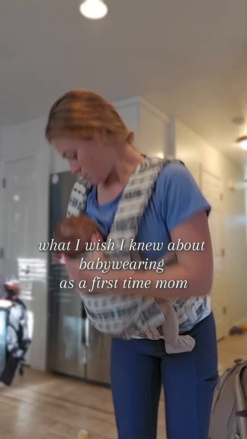 Instagram post by @letstalkbabywearing for Baby Tula. Caption reads: Babywearing and Connection

I really wish that I....