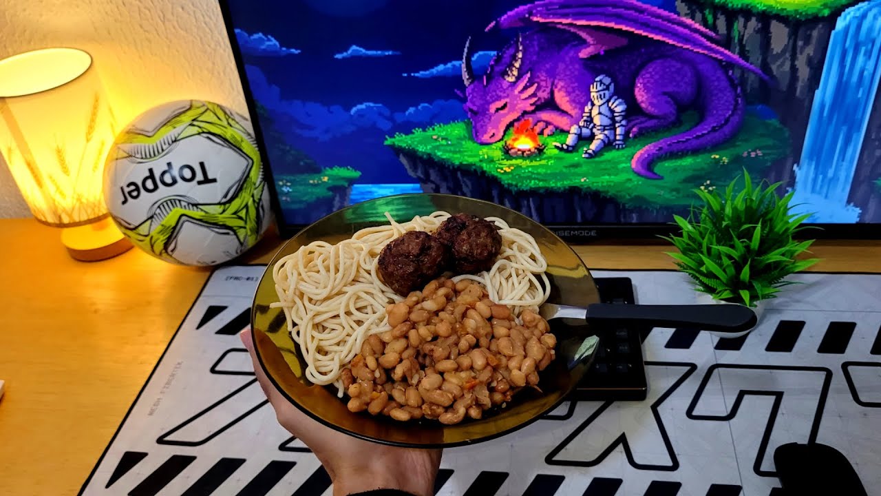 YouTube post by @JFladson88 for FIFINEMICROPHONE. Caption reads: Common routine on a day without work lol.