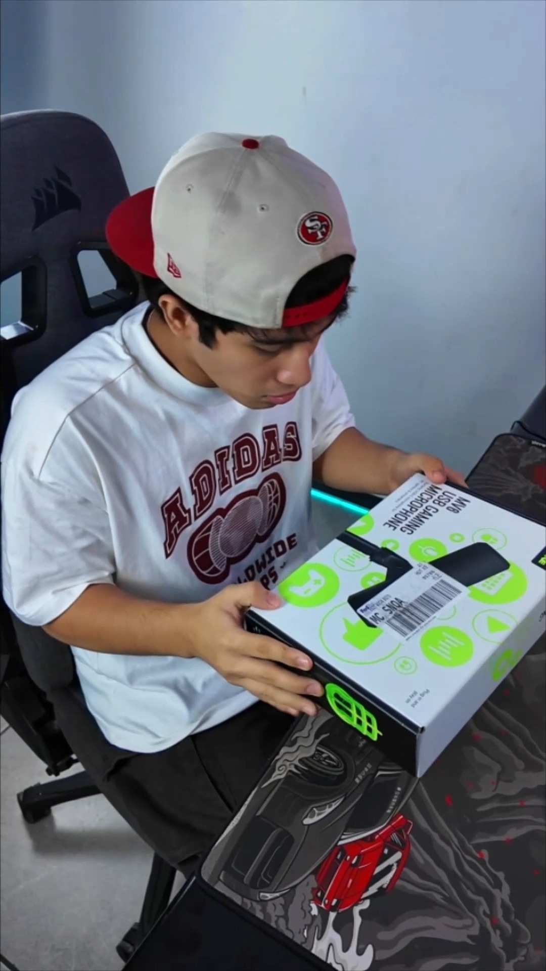 Instagram post by @alexcrashers for Shure. Caption reads: Código de....