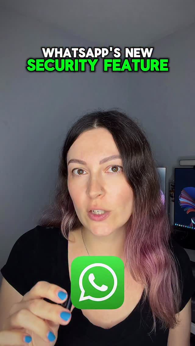 Instagram post by @diariesofacodegirl for WhatsApp. Caption reads: [...] The Strict Account Settings feature on....