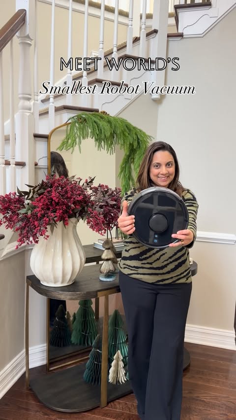 Instagram post by @apieceofmyglamhome for SwitchBot. Caption reads: [...] small and compact, but the @theswitchbot K11....