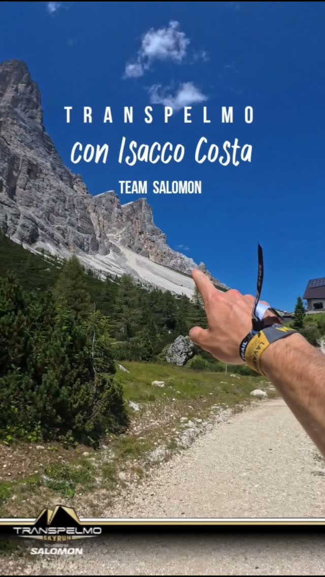 Instagram post by @valdizoldo for Salomon Italia. Caption reads: Con Isacco Costa - team Salomon  e Campione....