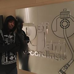 Instagram post by @luthergales for Def Jam Recordings. Caption reads: Monday Morning Meetings 🎼🔌.