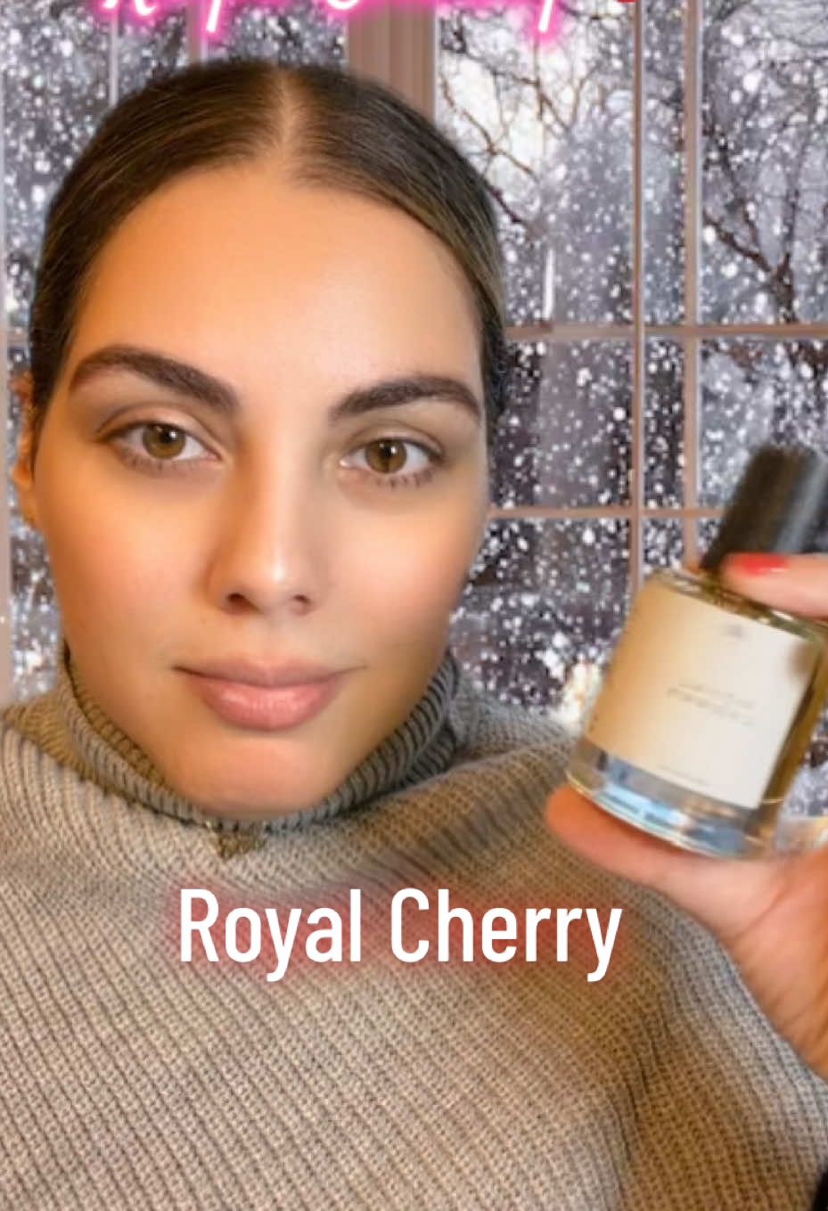 TikTok post by @aura_on_bold for Eternal Perfume Oils. Caption reads: [...] a combo made in on seeet heaven @Eternal....