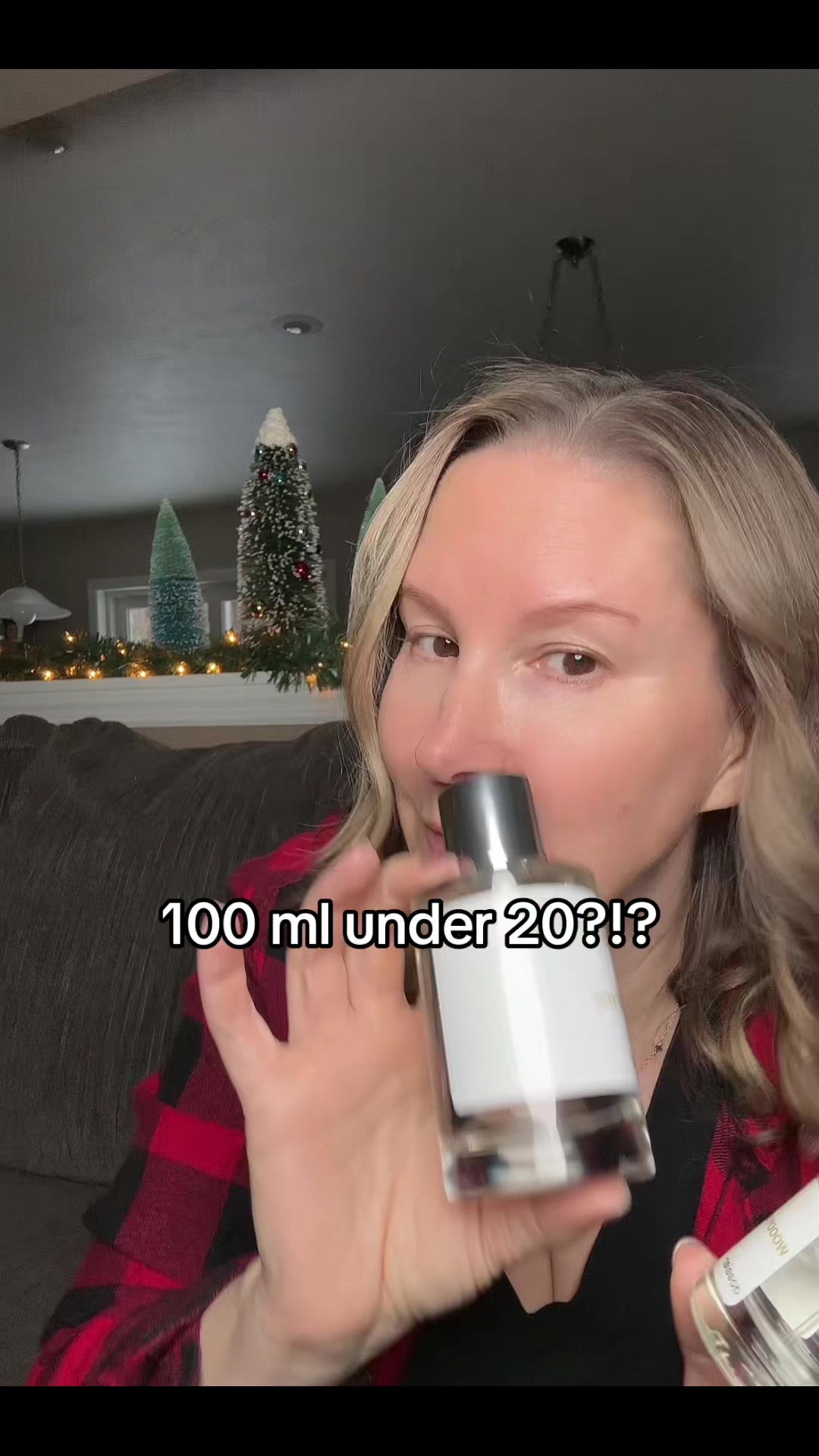 TikTok post by @erikanbrn for Dossier. Caption reads: Run 🏃‍♀️ @Dossier Perfume #TikTokShopHolidayHaul....