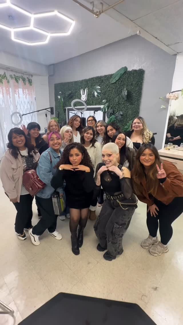 Instagram post by @crystalnadine for ERGO Styling Tools. Caption reads: [...] @colourmelilyrose. Thank you to....