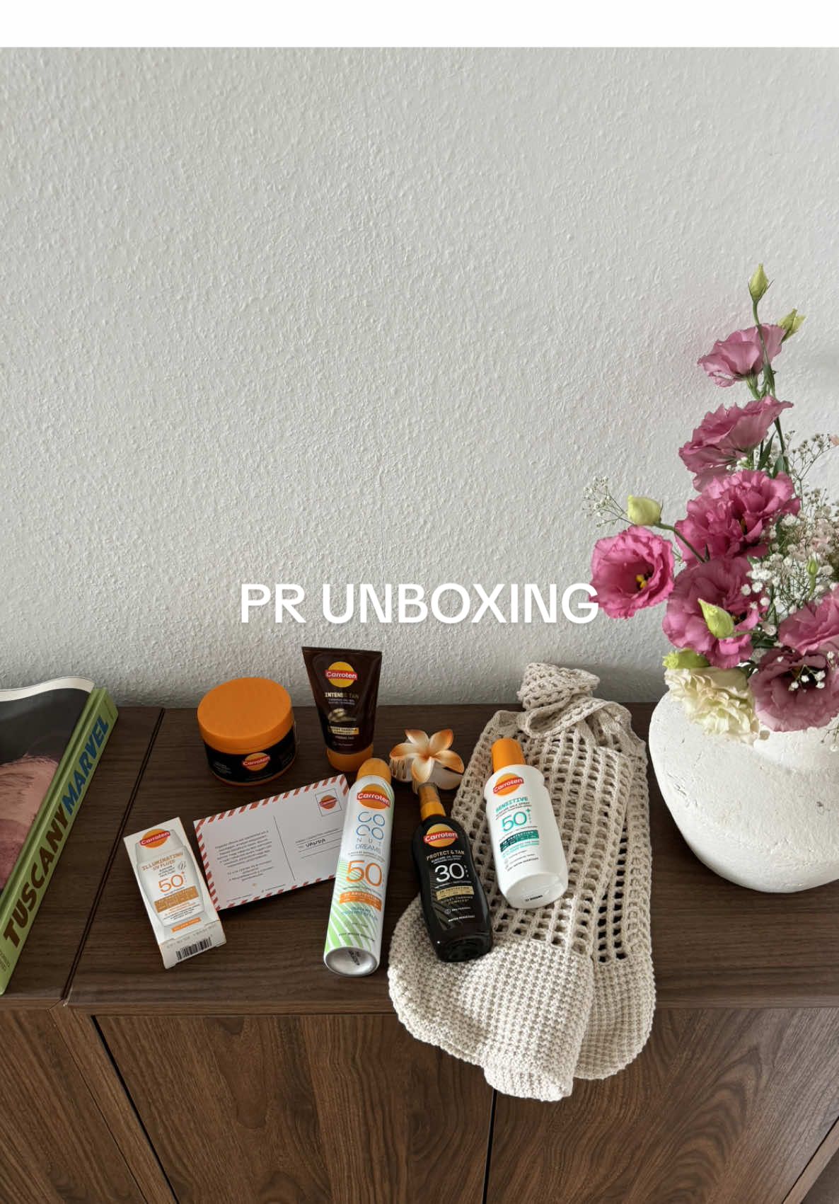 TikTok post by @vandakovacs_ for Carroten. Caption reads: reklám / pr ajándék @Carroten Hungary.