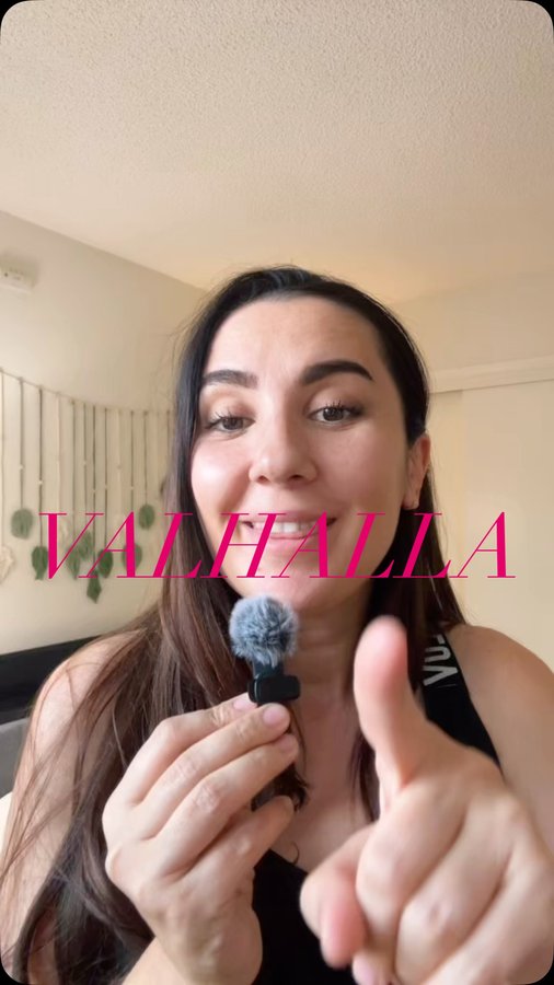 Instagram post by @mia_momsy for Valhalla Vitality. Caption reads: ✨ This is your sign to reset your routine 🍂
💻....