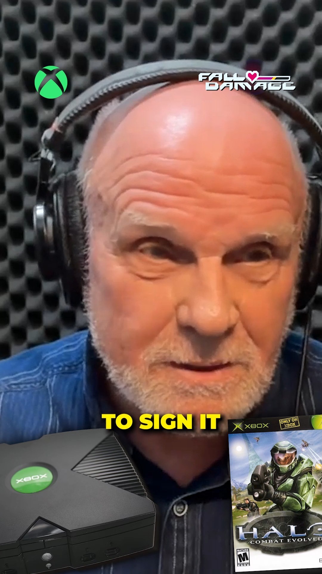 Instagram post by @dexerto for Xbox. Caption reads: Master Chief actor forgot he was in Halo.