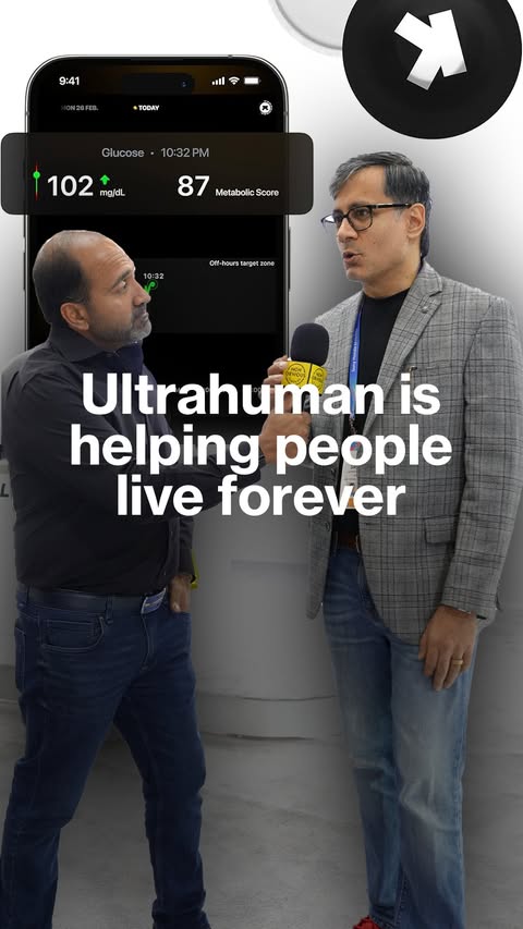 Instagram post by @rohitbb for Ultrahuman. Caption reads: [...] They’re starting to treat. What makes....