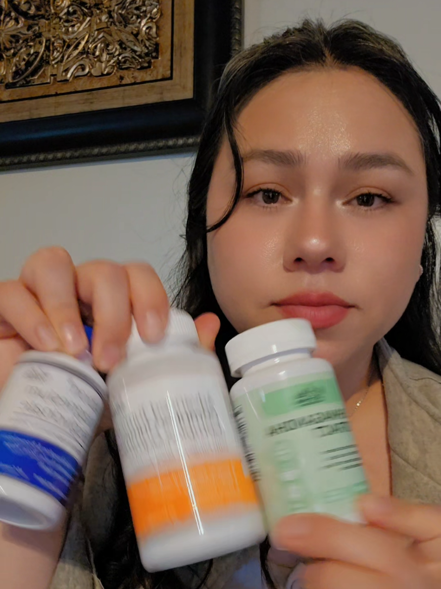 TikTok post by @madaii_rc for Mila Miamor. Caption reads: @MilaMiAmor #tumeric #magnesium #ashwagandha [...].