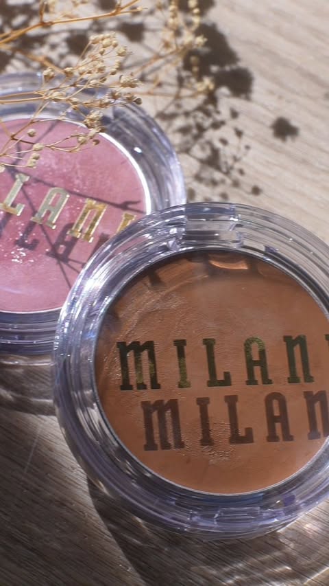 Instagram post by @willworkformascara for Milani Cosmetics. Caption reads: [...] flushed in just two steps ✨ I used....