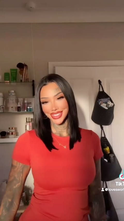 Instagram post by @lovesworld_xo for Trigwell Cosmetics. Caption reads: My everyday makeup routine, all products listed....