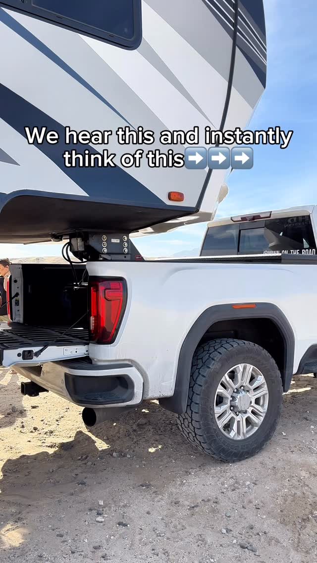 Instagram post by @winn_on_the_road for GenY Hitch. Caption reads: There’s something about the sound of the hitch....