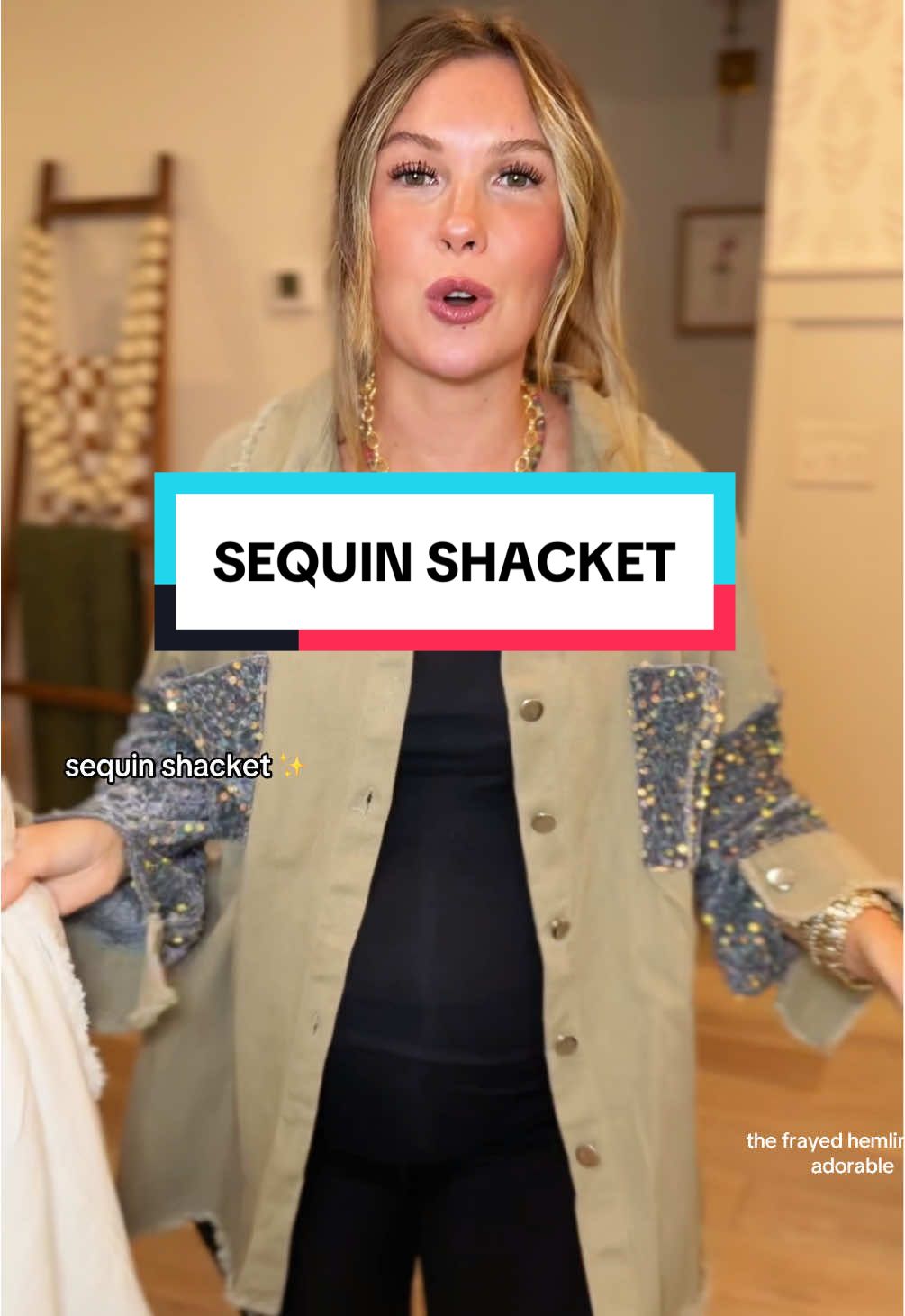 TikTok post by @bekahhoush for ChicMe. Caption reads: @ChicMe_US @ChicMe_official @chicme.us.shop [...].