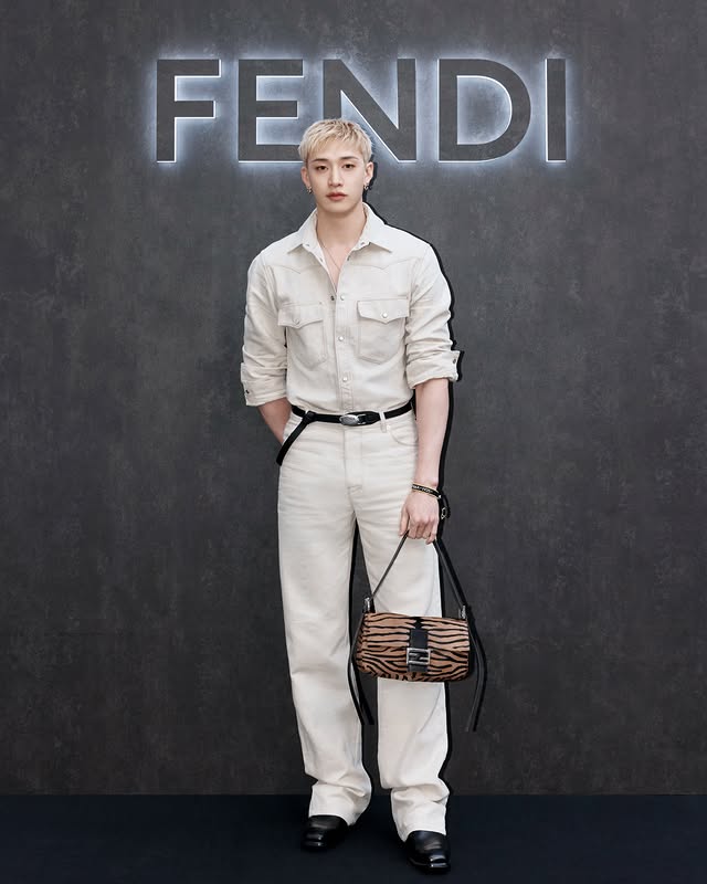 Instagram post by @gnabnahc for Fendi. Caption reads: #ad #Fendi @fendi.